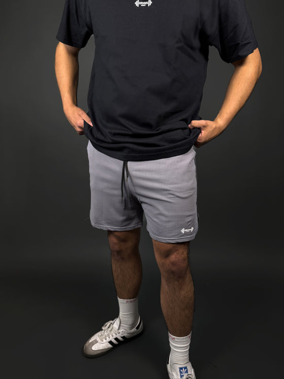Elite lifting shorts-Grey