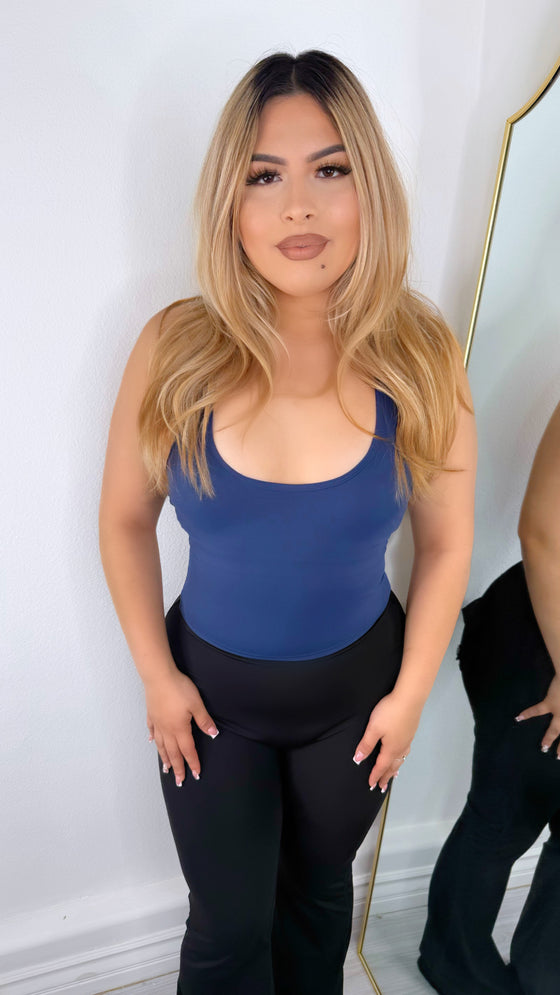 Next level halter Top-Navy