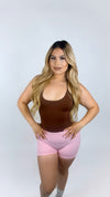 Next level halter Top-Chocolate