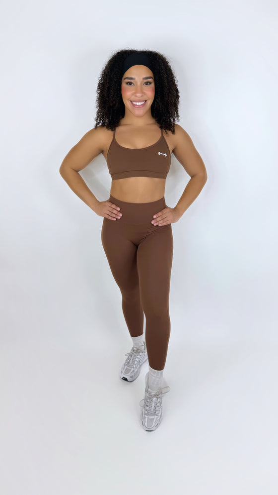 All the Gains bra-Chocolate