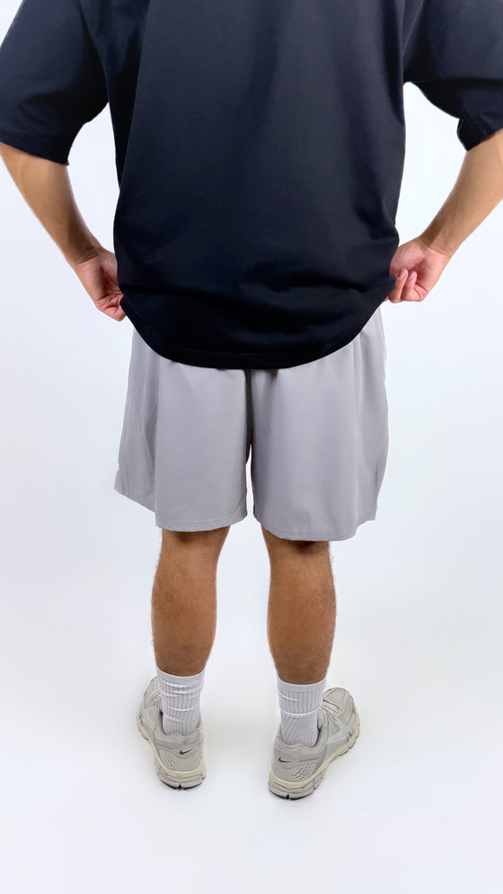 Timeless baggy shorts(Grey )