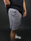 Elite lifting shorts-Grey