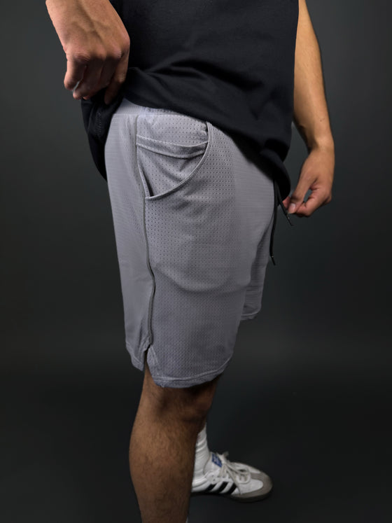 Elite lifting shorts-Grey