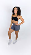 Tone up scrunch shorts (Dark grey)